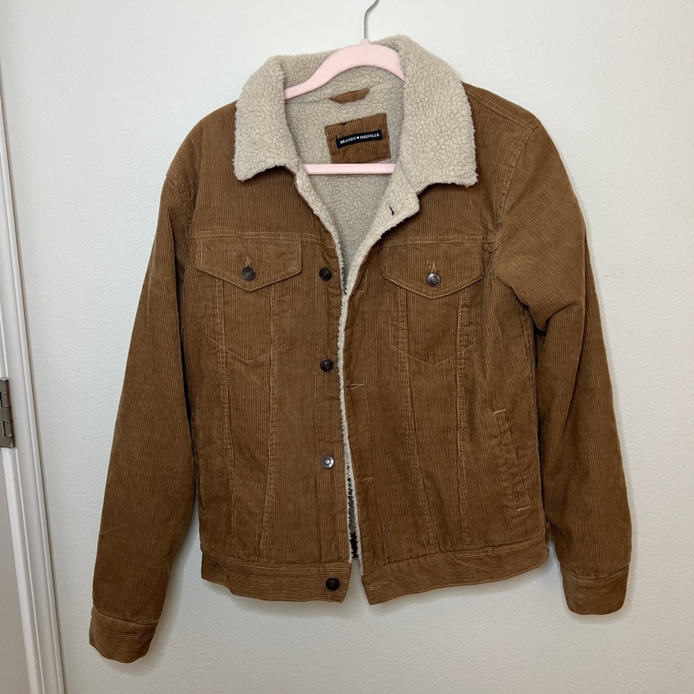 Brandy Melville Sherpa corduroy jacket